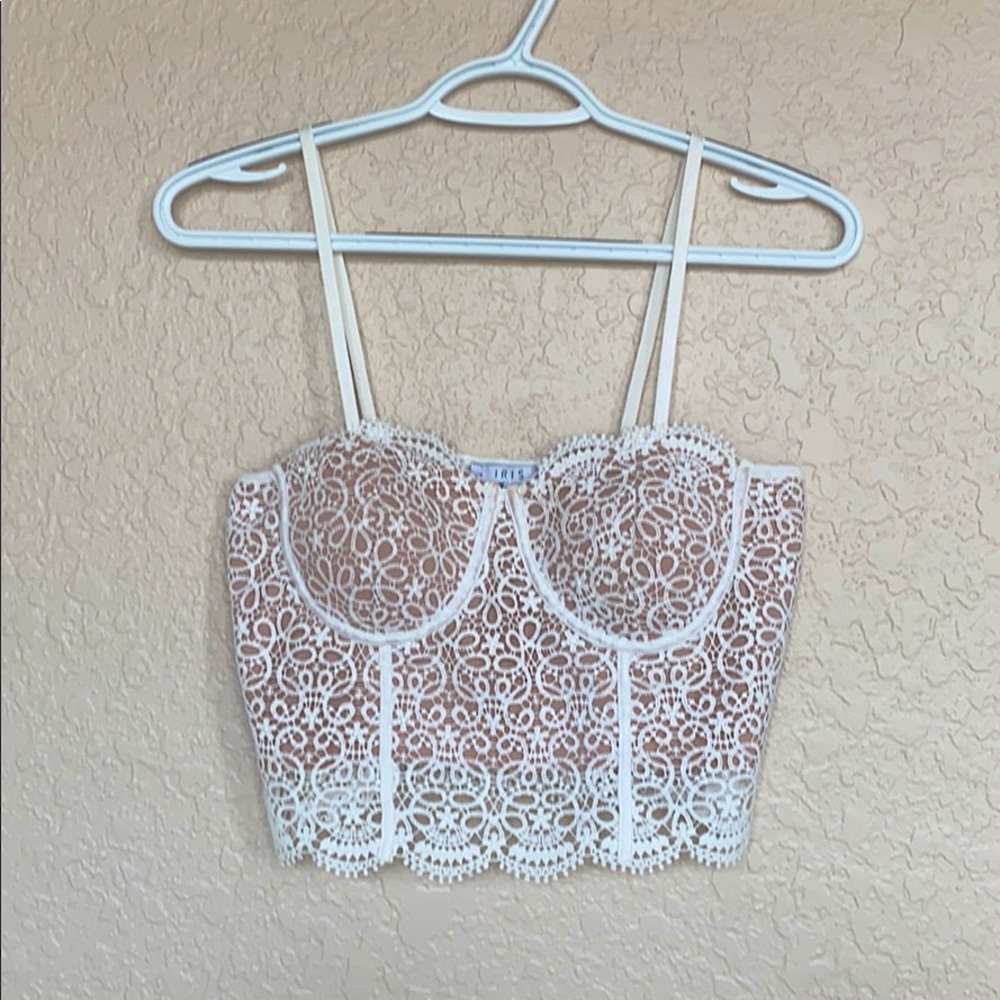 Corset-style Tank Top